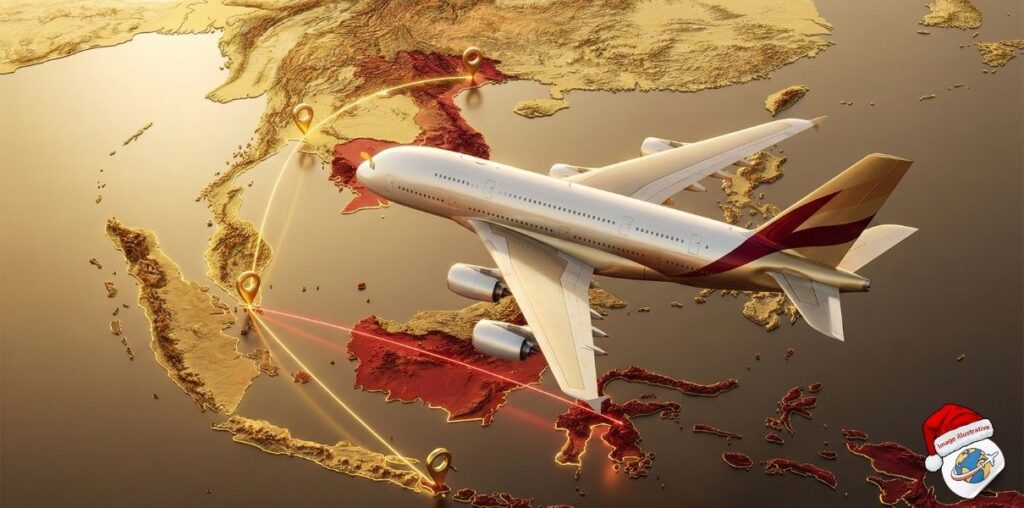 Illustrative image – Emirates launches the Emirates Asia Pass for unlimited travel across Southeast Asia with a single ticket. © InfosTourisme.com