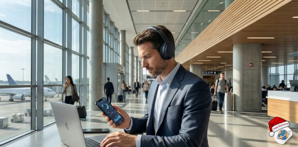 Illustrative image – Otto The Agent, the new AI that transforms business travel into a seamless and predictive experience. © InfosTourisme.com