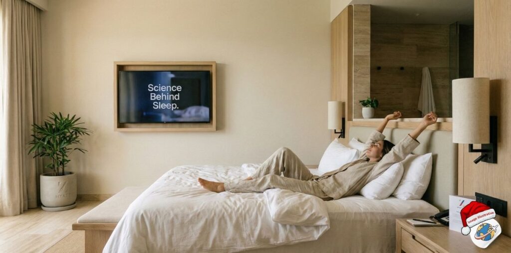Illustrative image – Hyatt and Headspace team up to help travelers sleep better with a new series on the science of sleep. © InfosTourisme.com