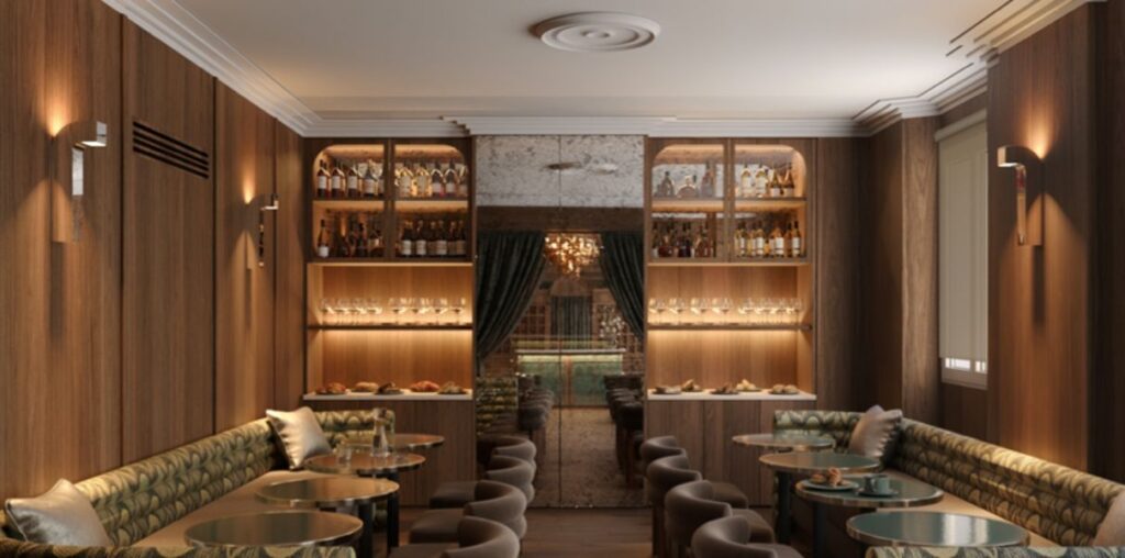 Moodboard for the Hotel Renoir by the architecture firm Bleu Gris
