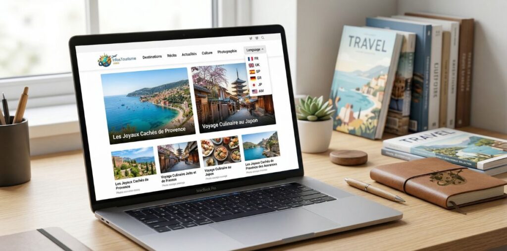 InfosTourisme becomes the first multilingual B2B tourism media outlet and opens up professional information internationally.